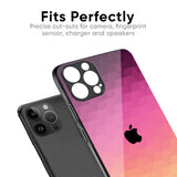 Geometric Pink Diamond Glass Case for Apple iPhone 17e