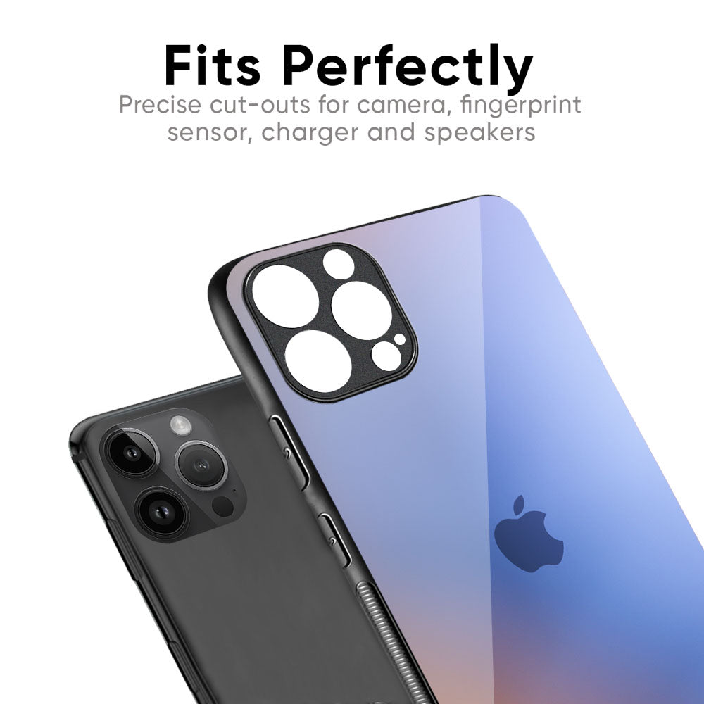 Blue Aura Glass Case for iPhone 17