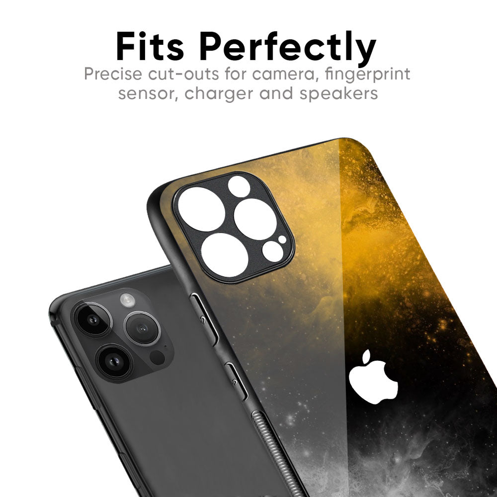 Gold Gradient Glass Case for iPhone 17