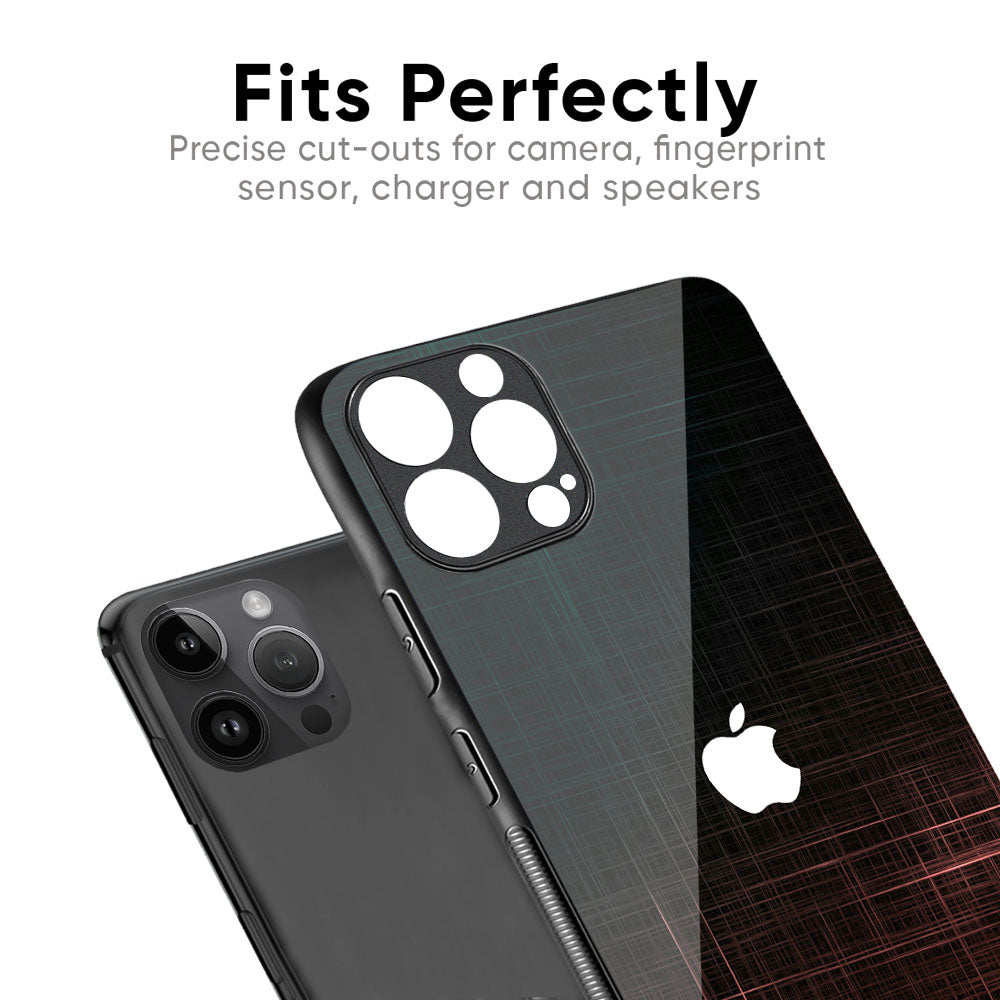 Wooden Mat Glass Case for iPhone 17