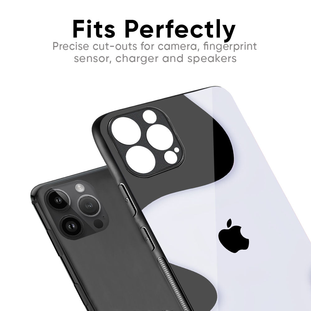 Wheat Cream Wavy Glass Case for iPhone 17