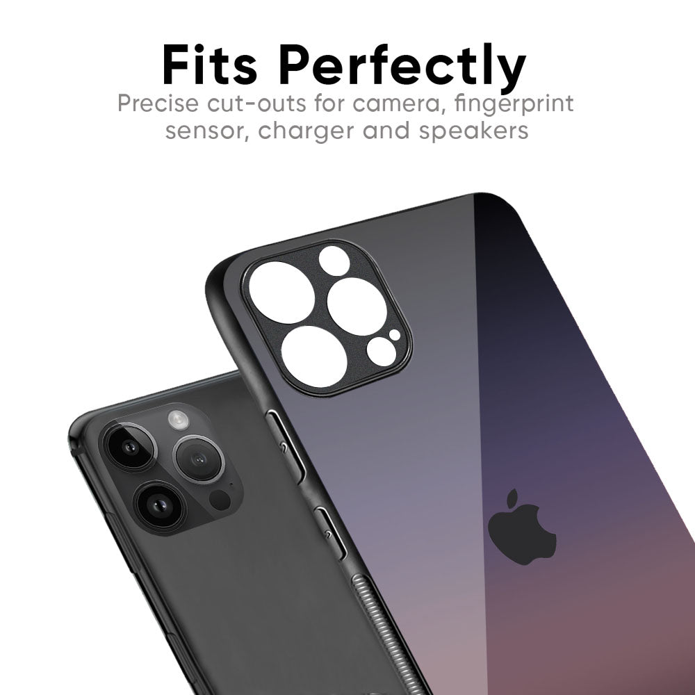 Grey Ombre Glass Case for iPhone 17