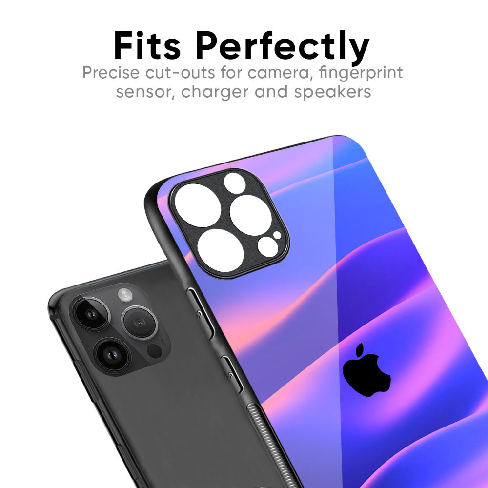 Colorful Dunes Glass Case for iPhone 17