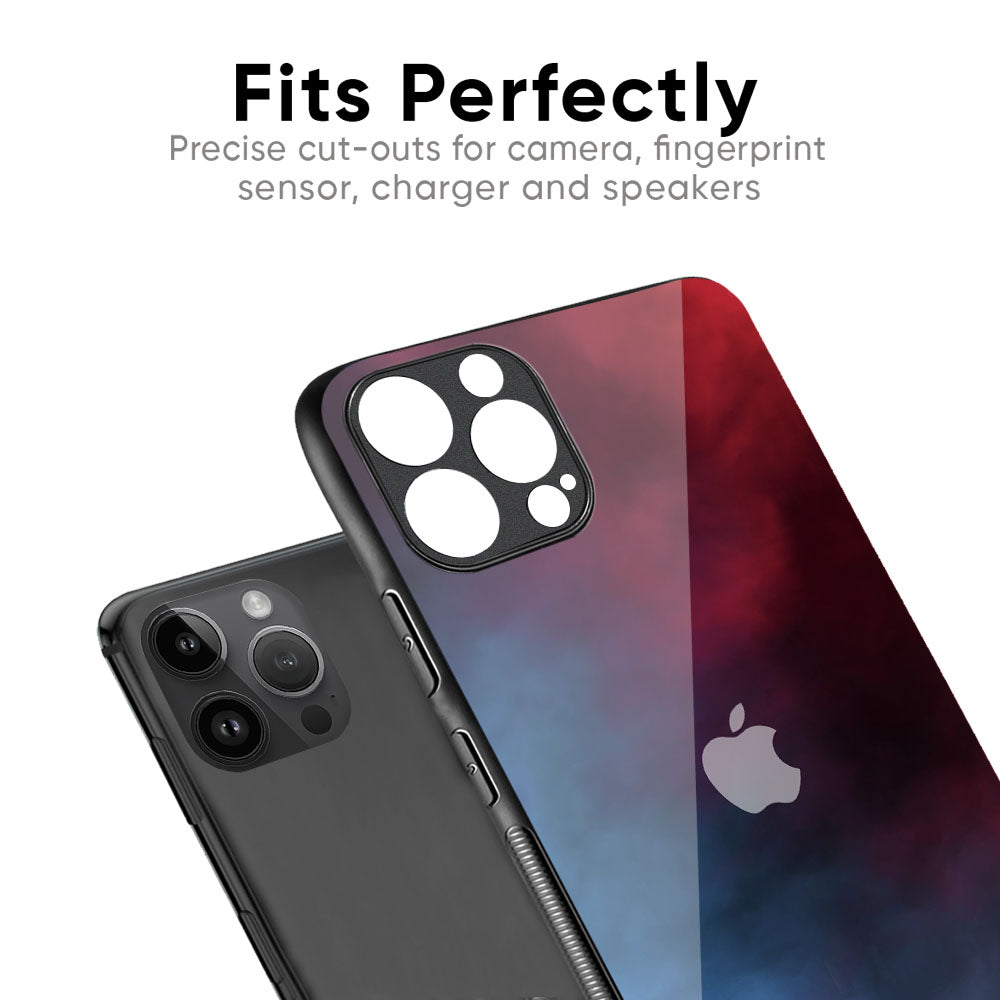 Smokey Watercolor Glass Case for iPhone 17