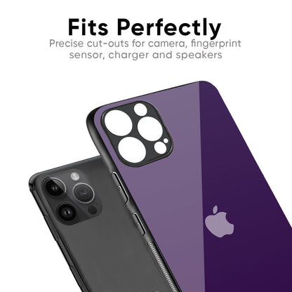 Dark Purple Glass Case for iPhone 17