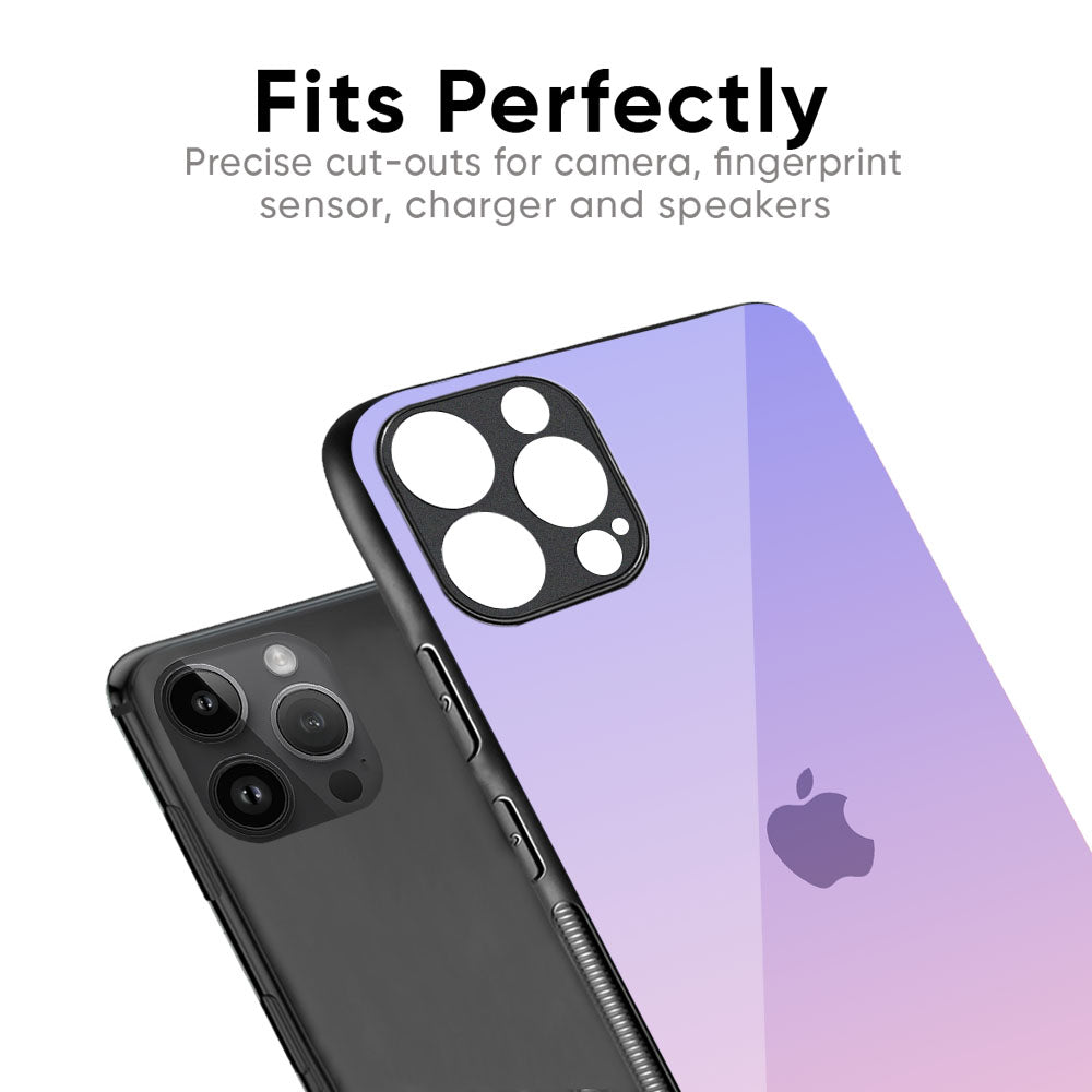 Lavender Gradient Glass Case for iPhone 17