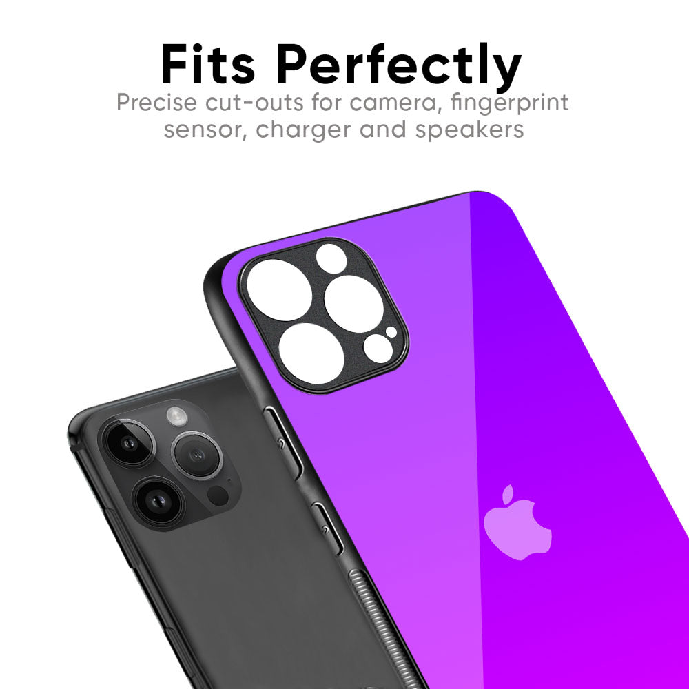 Purple Pink Glass Case for iPhone 17 Pro Max