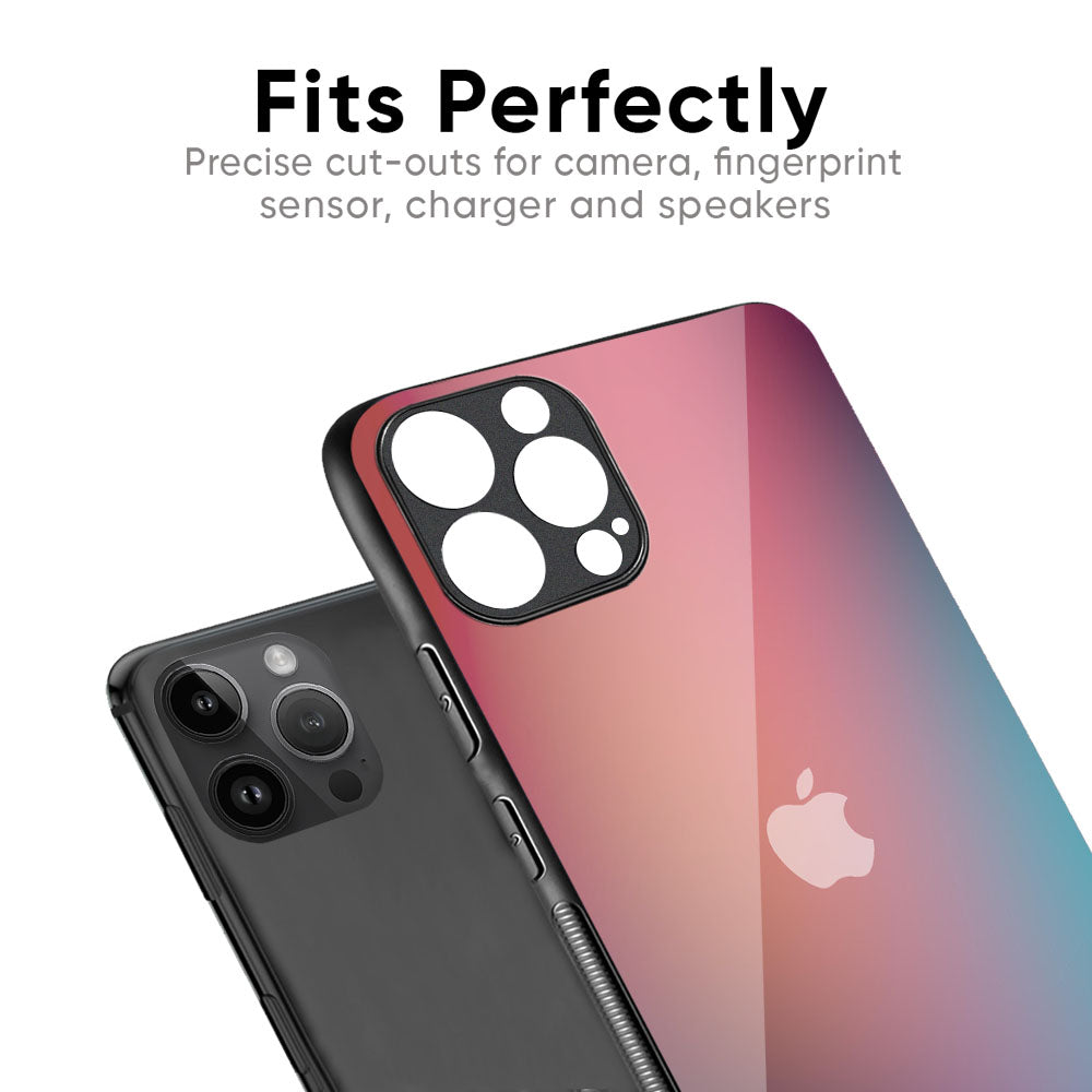 Dusty Multi Gradient Glass Case for iPhone 17