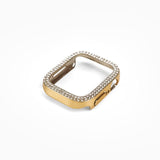 Gold Double Halo Crystal Bumper Case