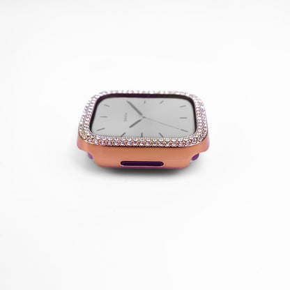 Rose Gold Double Halo Crystal Bumper Case