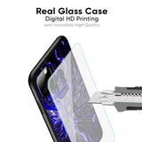 Techno Color Pattern Glass Case For Samsung Galaxy M55 5G