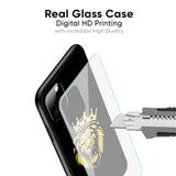 Lion The King Glass Case for Redmi K50i 5G
