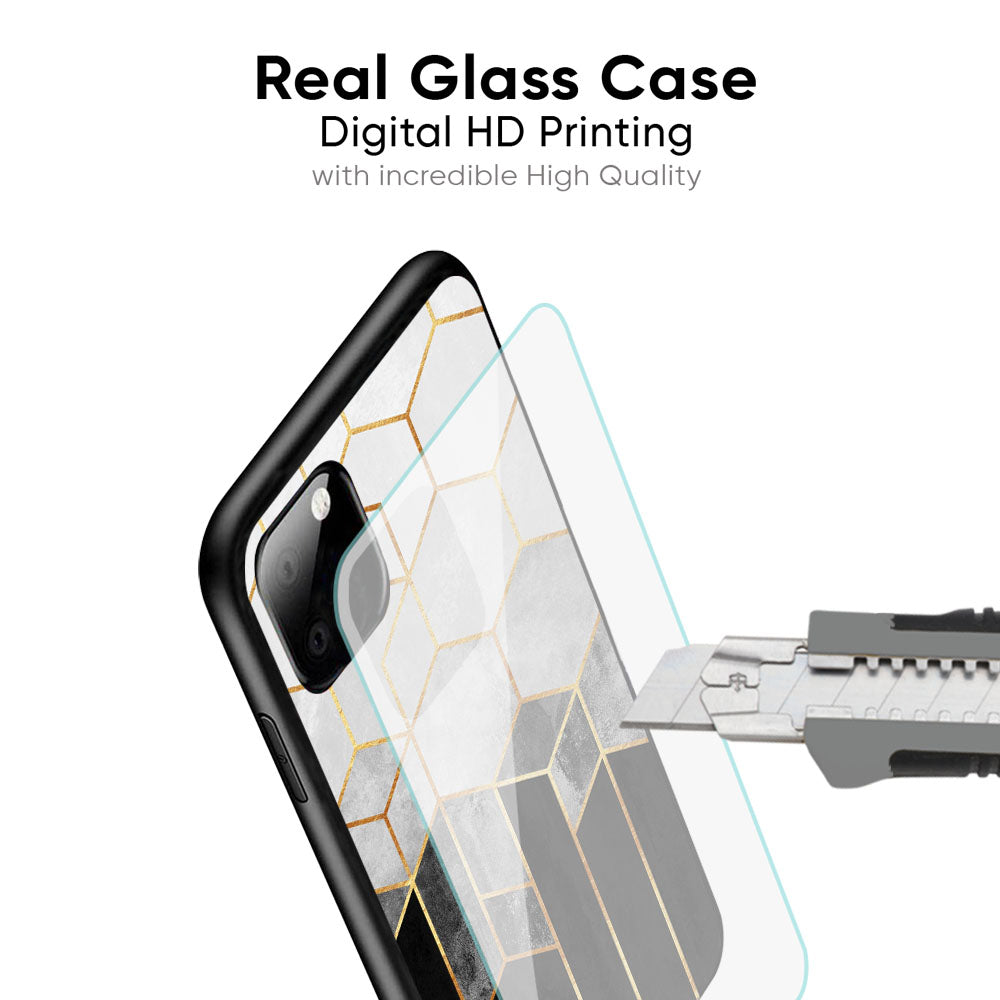 Tricolor Pattern Glass Case for Samsung Galaxy M35 5G