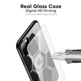 Hexagon Style Glass Case For iPhone 16