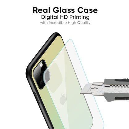 Mint Green Gradient Glass Case for iPhone 16 Pro Max