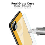 Fluorescent Yellow Glass case for Oppo A18