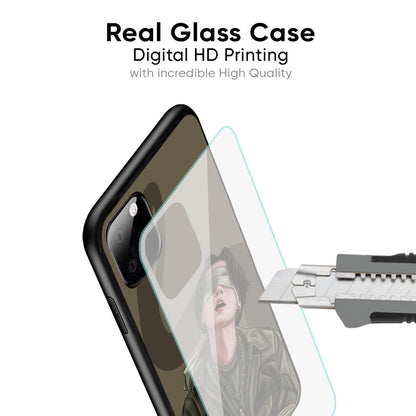 Blind Fold Glass Case for Oppo A18