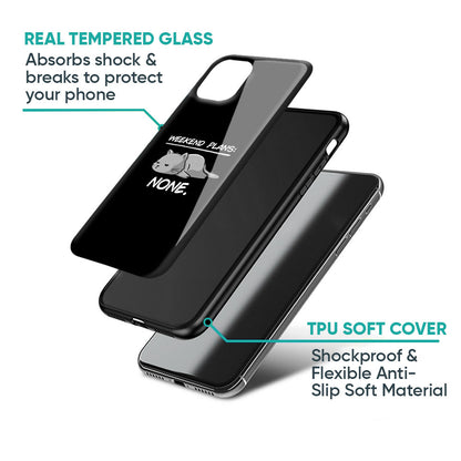 Weekend Plans Glass Case for Samsung Galaxy A57 5G
