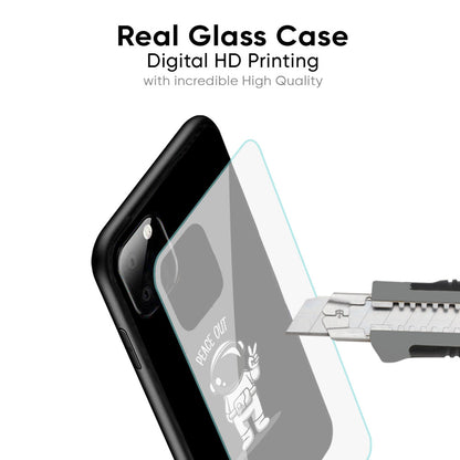 Peace Out Astro Glass Case for Oppo A18