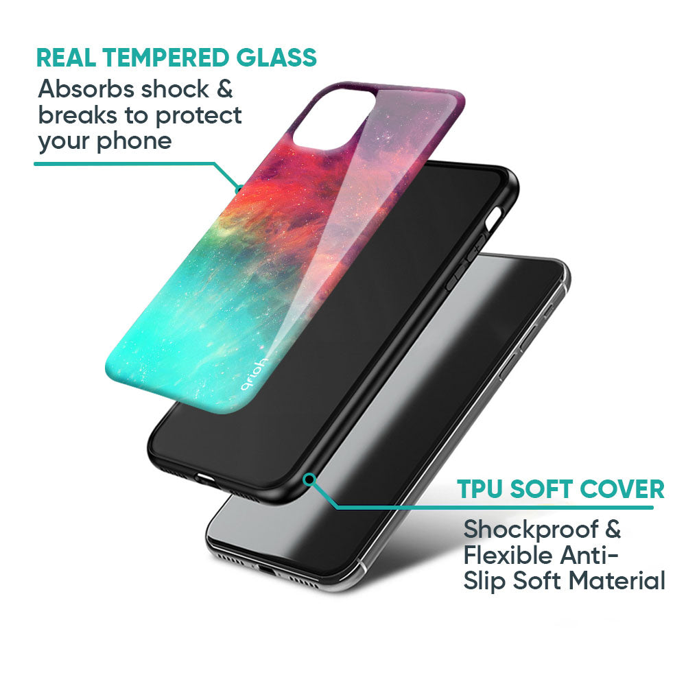 Colorful Aura Glass Case for Oppo K13 Turbo Pro 5G