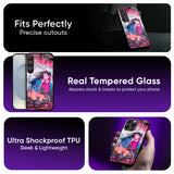 Radha Krishna Art Glass Case