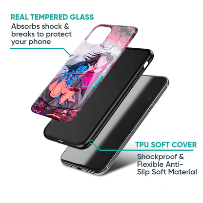 Radha Krishna Art Glass Case for Oppo K13 Turbo Pro 5G