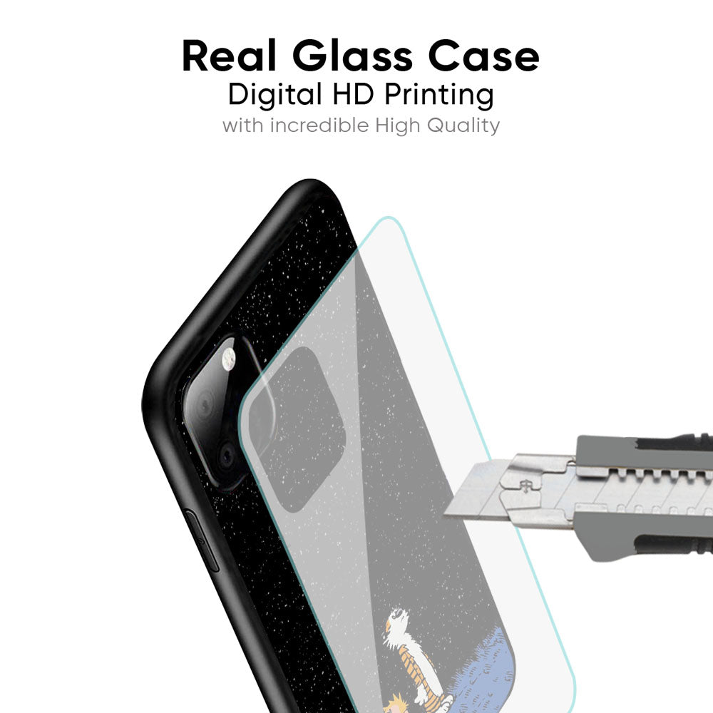 Night Sky Star Glass Case for Motorola G35 5G