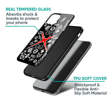 Red Zone Glass Case for Samsung Galaxy A57 5G