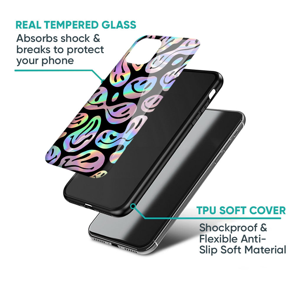Acid Smile Glass Case for Apple iPhone 16e