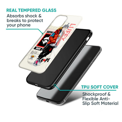 Bape Luffy Glass Case for Realme 14 5G