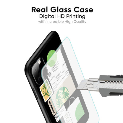Coffee Latte Glass Case for Oppo A18