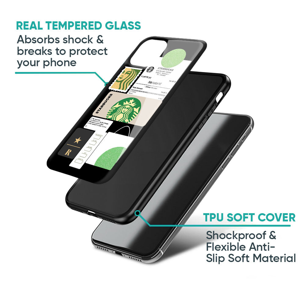 Coffee Latte Glass Case for Xiaomi 17 Ultra 5G