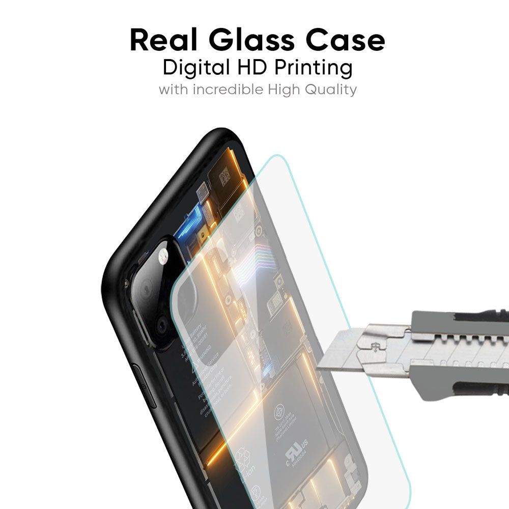 Glow Up Skeleton Glass Case for Motorola Edge 50 5G