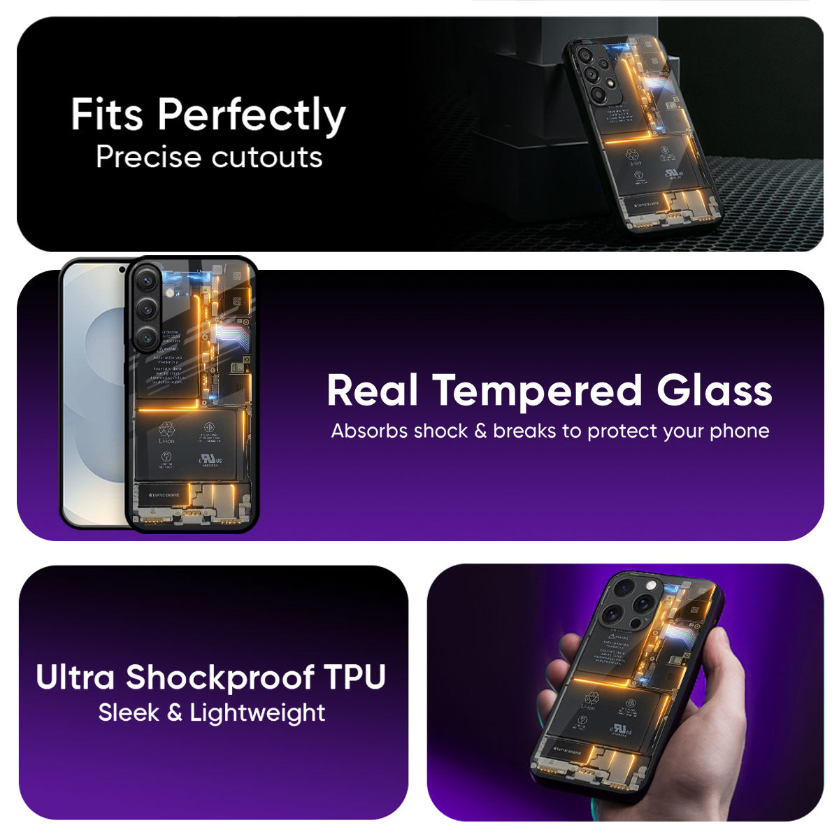 Glow Up Skeleton Glass Case