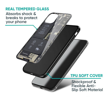 Skeleton Inside Glass Case for Samsung Galaxy M56 5G