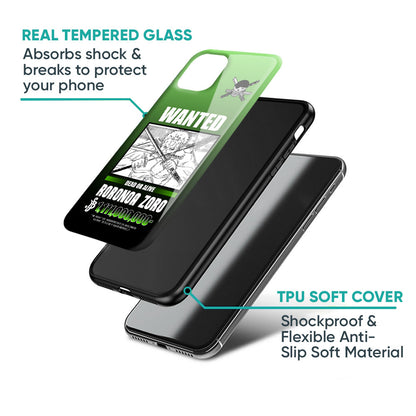 Zoro Wanted Glass Case for Poco X7 5G
