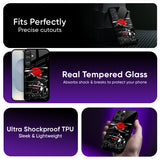 Dark Red Sky Glass Case