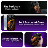 Sun Faced Lion Glass Case