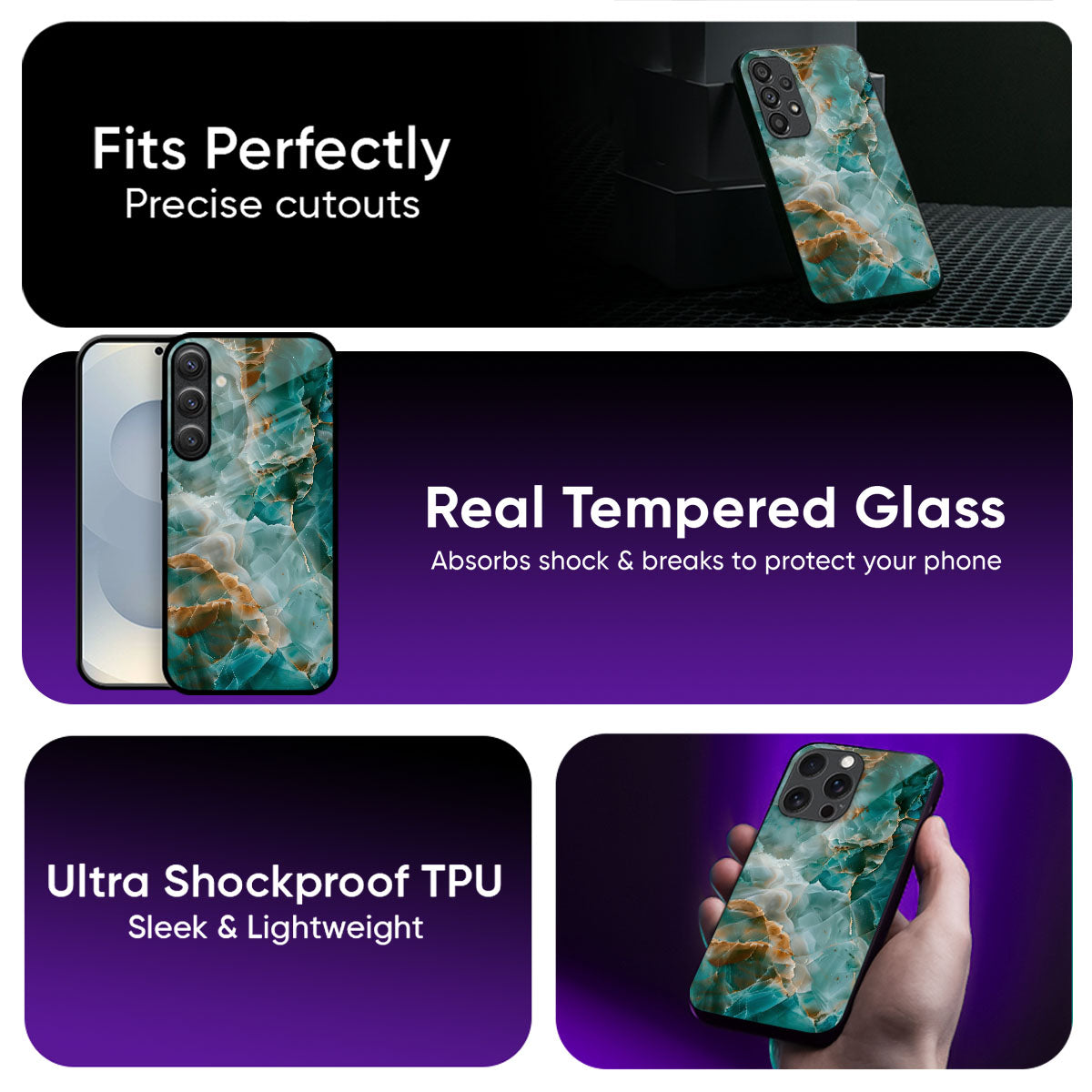 Oceanic Timber Glass Case