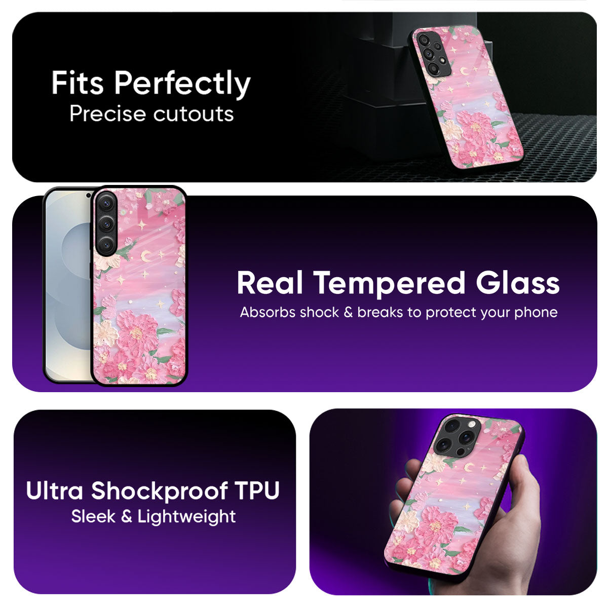Sky Shimmer Glass Case