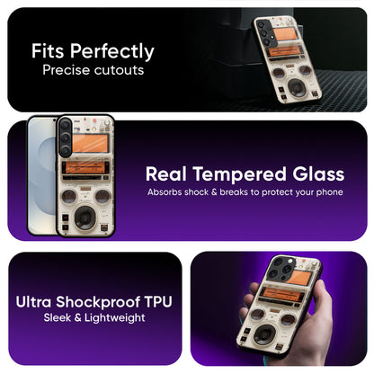 Retro Radio Glass Case
