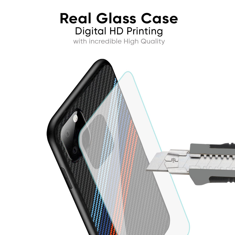 Carbon Inspired Glass Case for iPhone XS Max