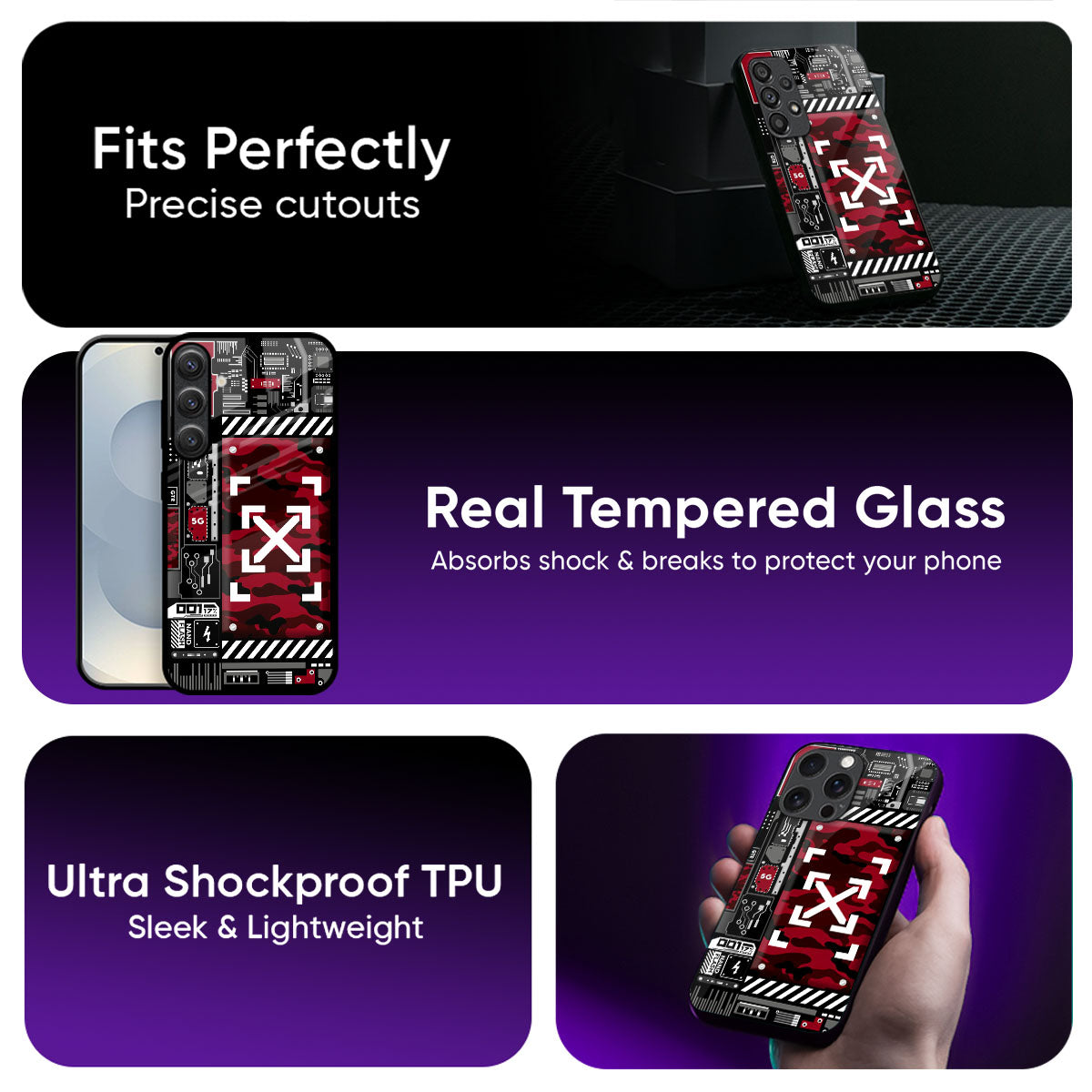 Technology Art Glass Case