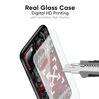 Technology Art Glass Case for iPhone XS Max