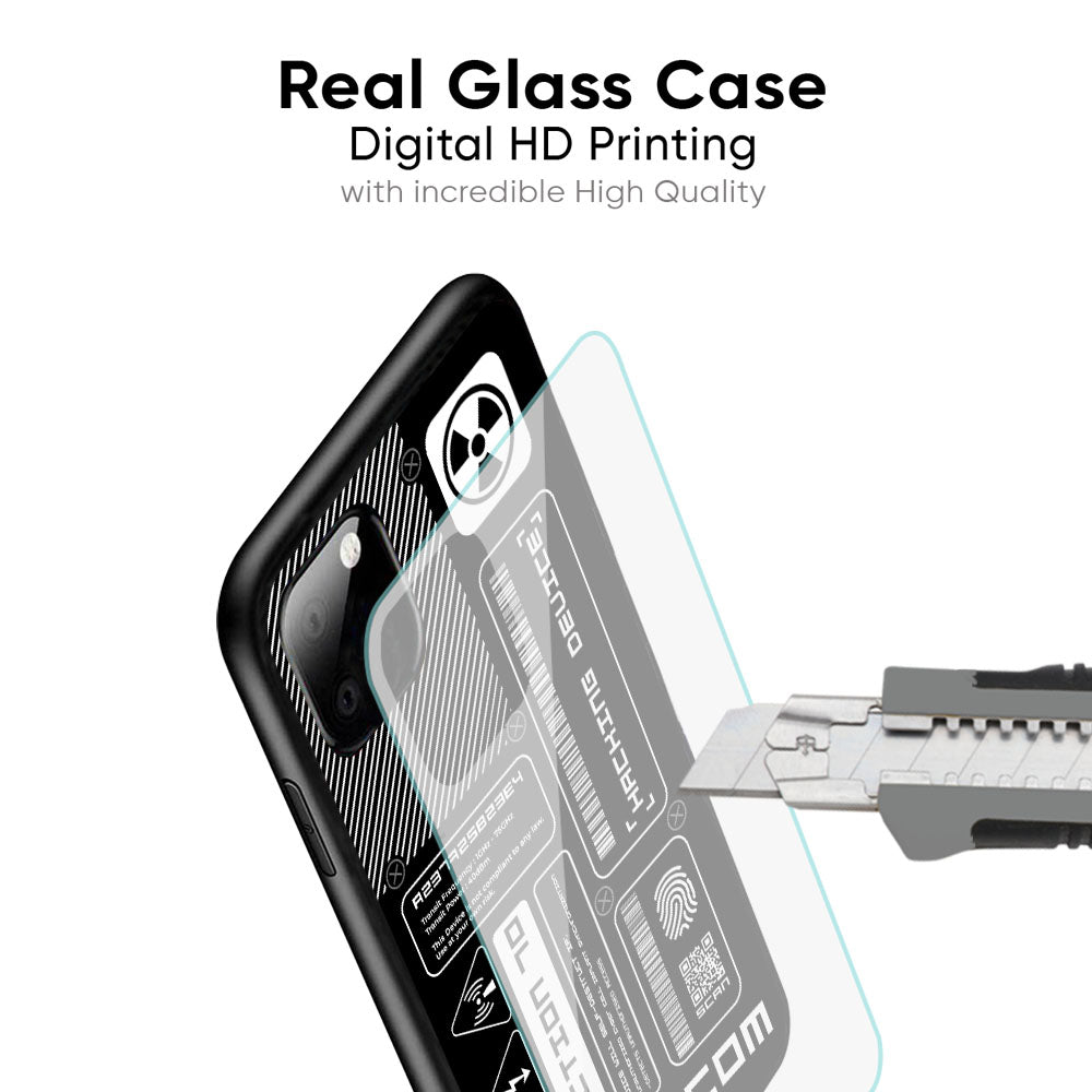 Futuristic Art Glass Case for Samsung Galaxy M35 5G
