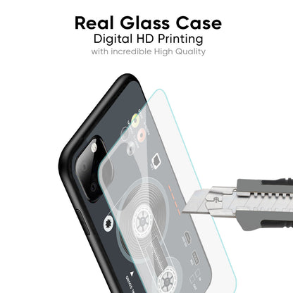 Retro Recorder Glass Case for iPhone XS Max
