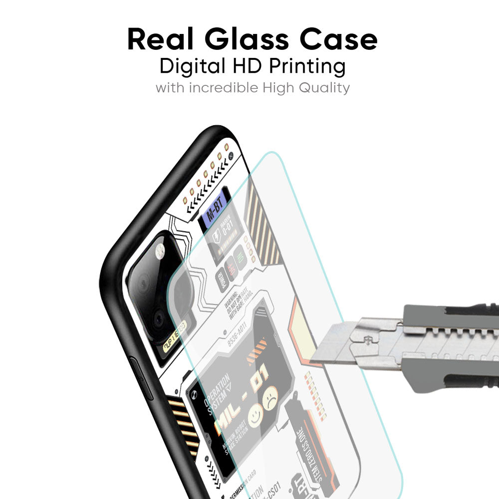 Tech Display Glass Case for iPhone XS Max