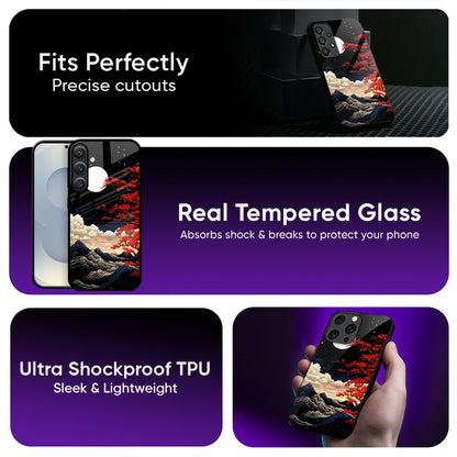 Scarlet Serenity Glass Case
