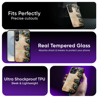 Mystic Feather Glass Case