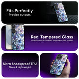 Majestic Flowers Glass Case